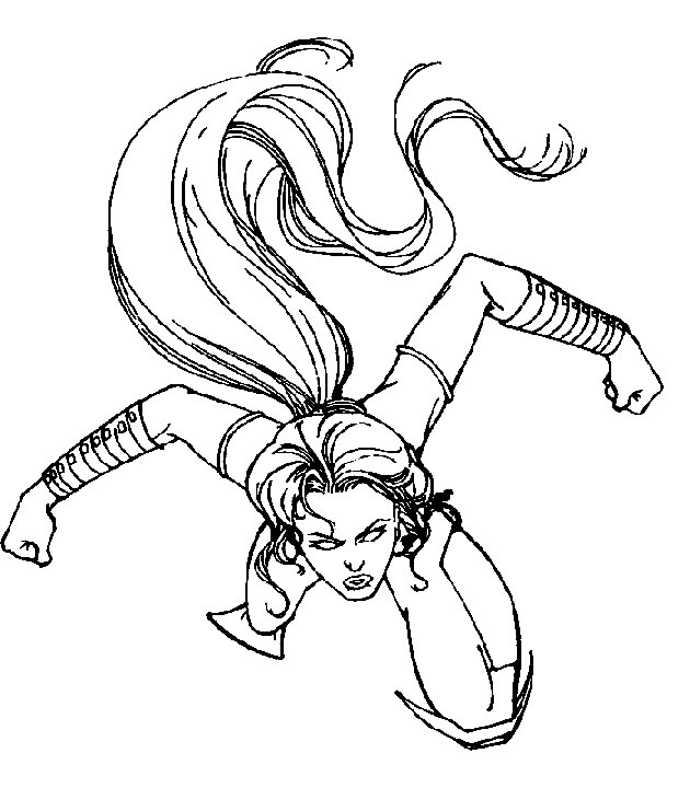 Plansa de colorat cu X-Men 9 39